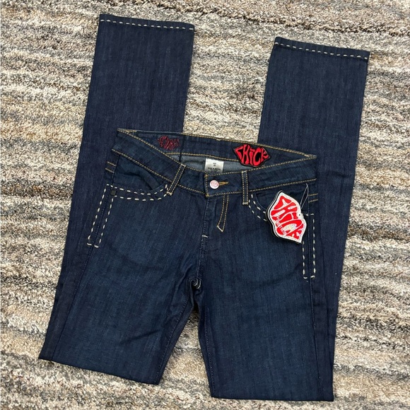 Y2K Low Rise Jeans Sz 25 NWT | Chick By Nicky Hilton Low Rise Mini Bootcut Jeans - Picture 4 of 16